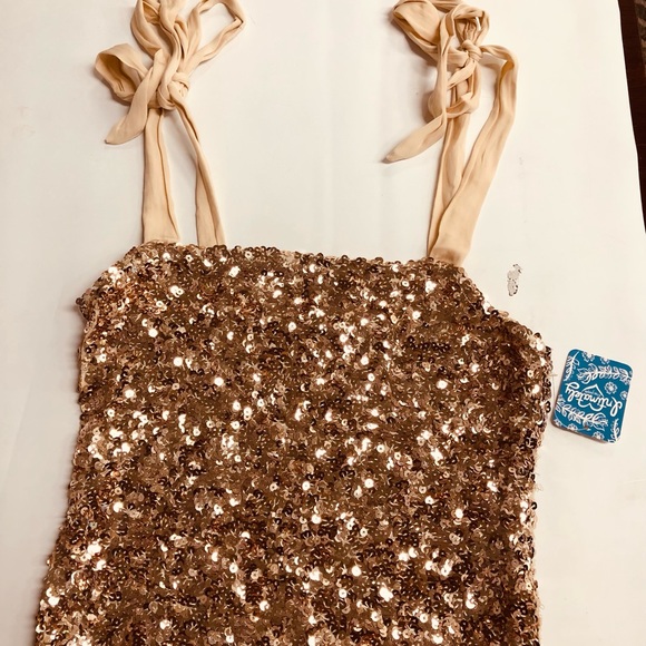 NEW Free people Sequin Cami - Picture 6 of 6